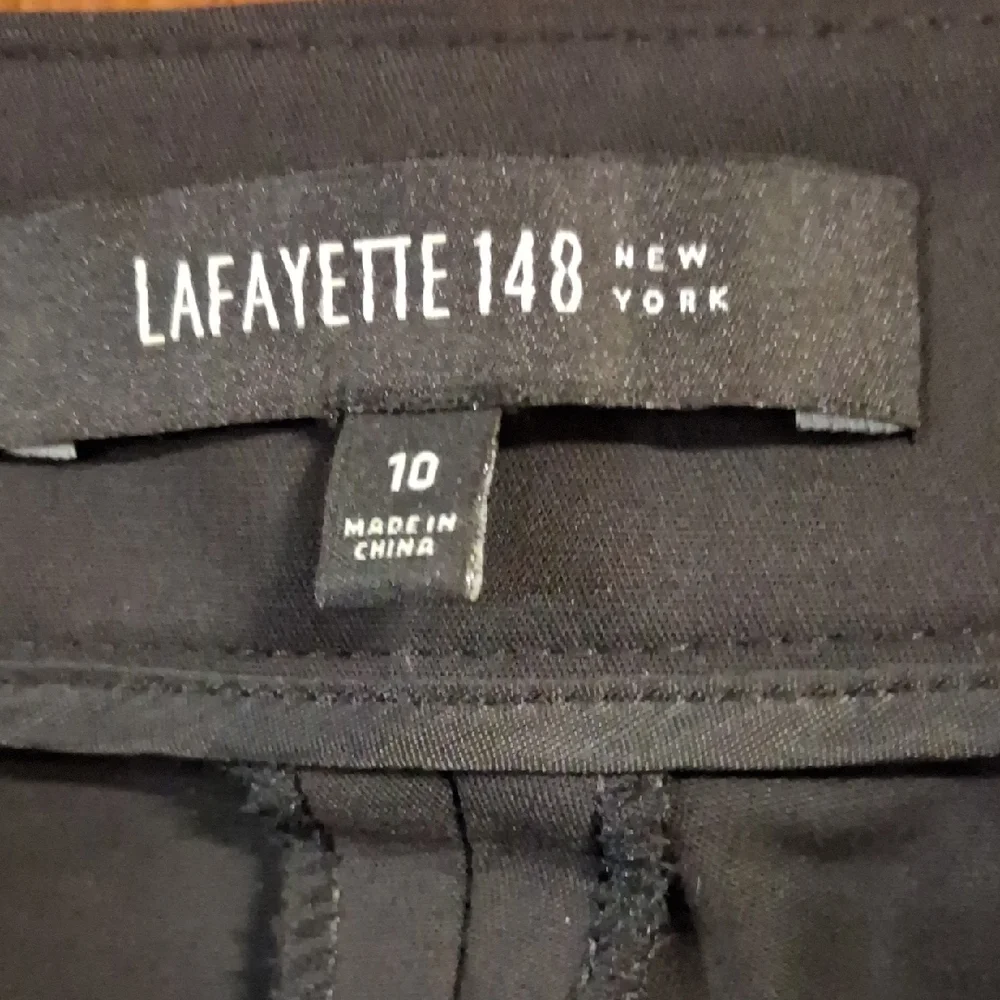 Lafayette 148 New York Black Trousers - Picture 2 of 6